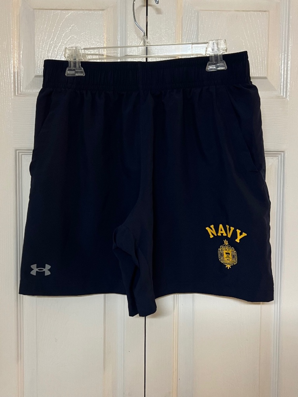 Under Armour Men Blue Navy Active Shorts Large